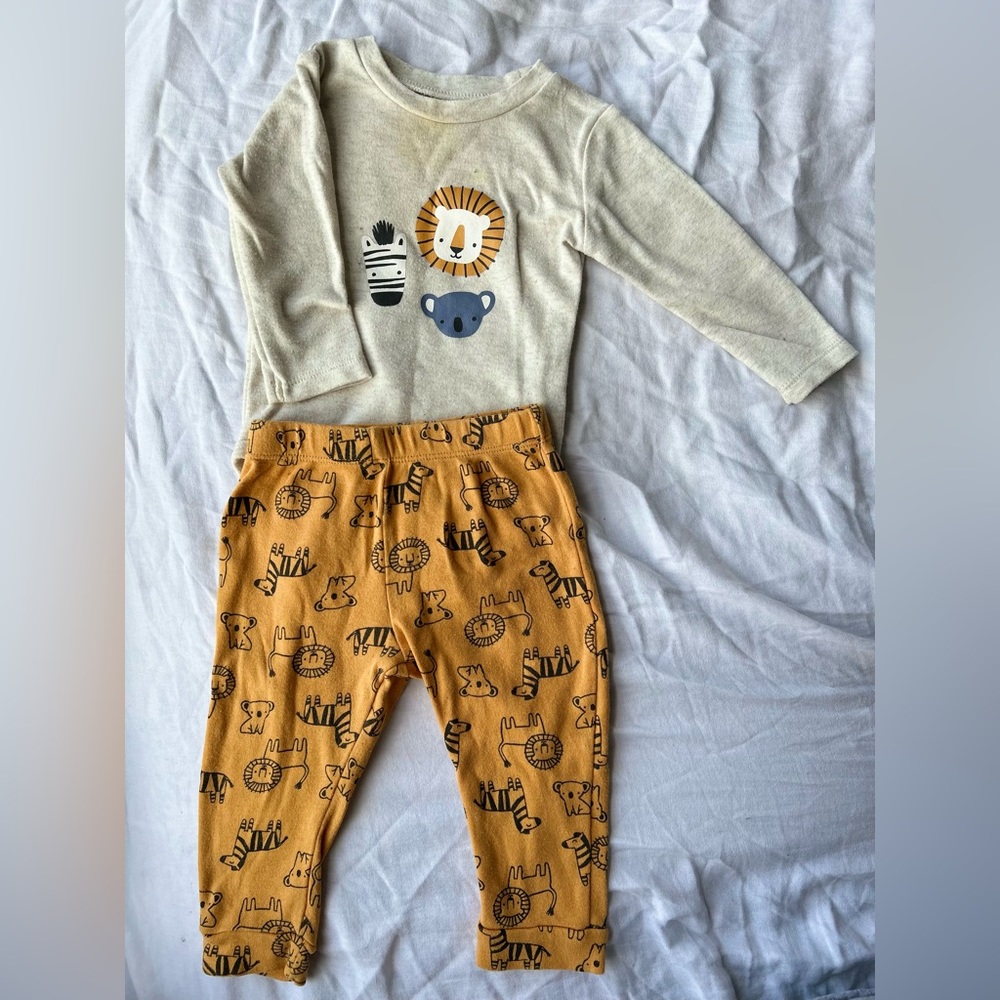 Pekkle Baby Boy/Girl Safari Animal Outfit 9m